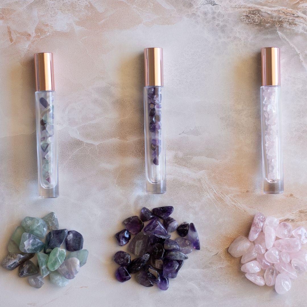 Essential Oil Crystal Gemstone Roller Bottle - 10ml (Longer)Eco Lifestyle - Us and the Earth